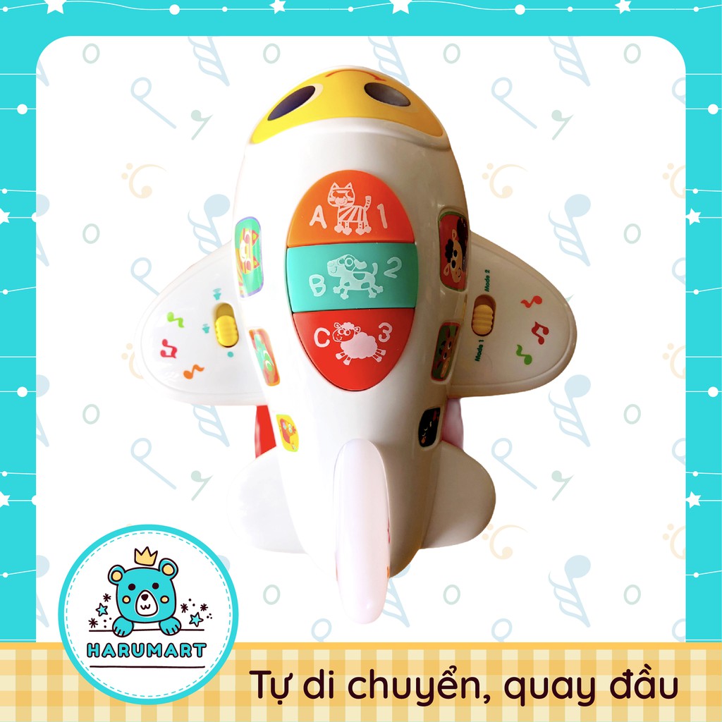 Máy Bay PEEK A BOO Có Nhạc Và Đèn Bump'n Go Learning Plane