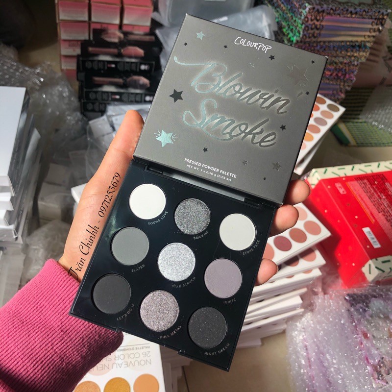 Có sẵn có Bill - Bảng Phấn mắt Colourpop Blowin Smoke