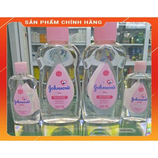 Johnson baby oil 200ml và 50ml