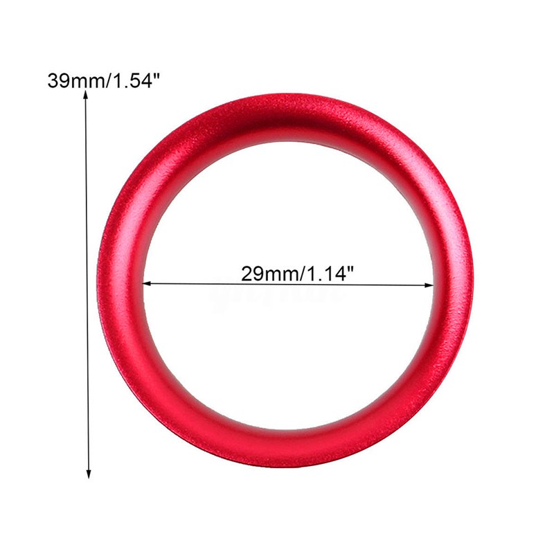 Vòng Kim Loại Viền Trang Trí Nút Khởi Động Xe Hơi Mazda 3 Axela 2014-2017