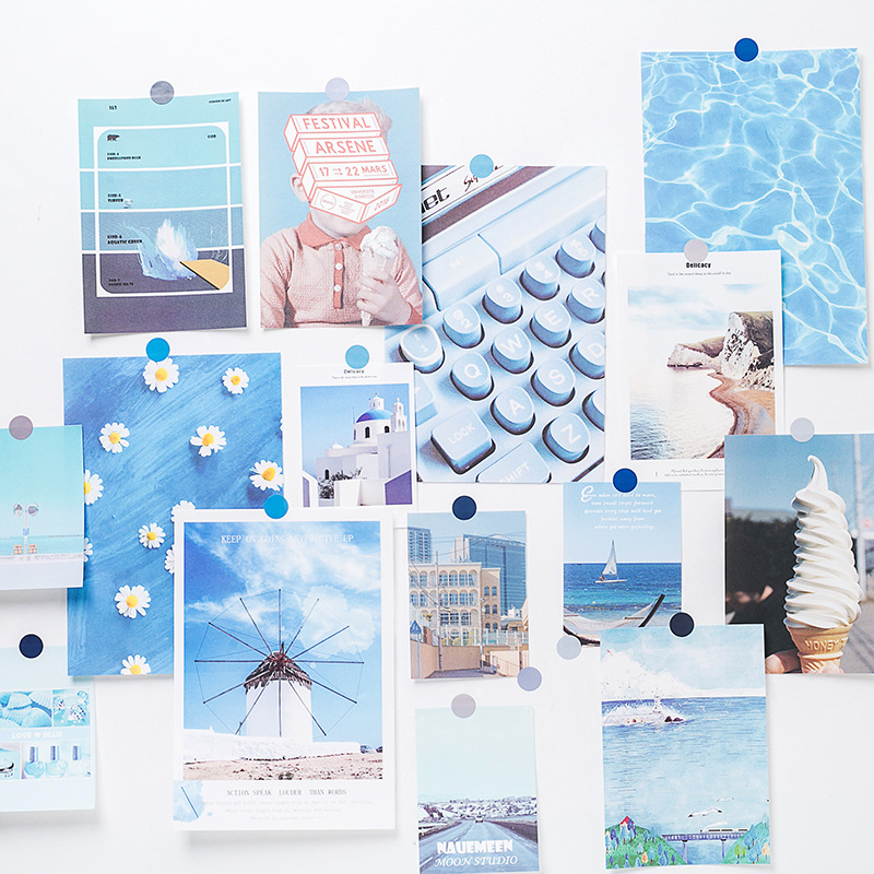 Set 17 tấm ảnh trang trí decor phòng kèm sticker dán Enjoy Life DecorMe | BigBuy360 - bigbuy360.vn