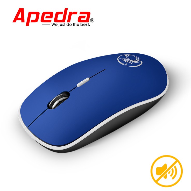 Apedra 2.4G chuột không dây im lặng kinh doanh chuột văn phòng 4 nút chuột chơi game