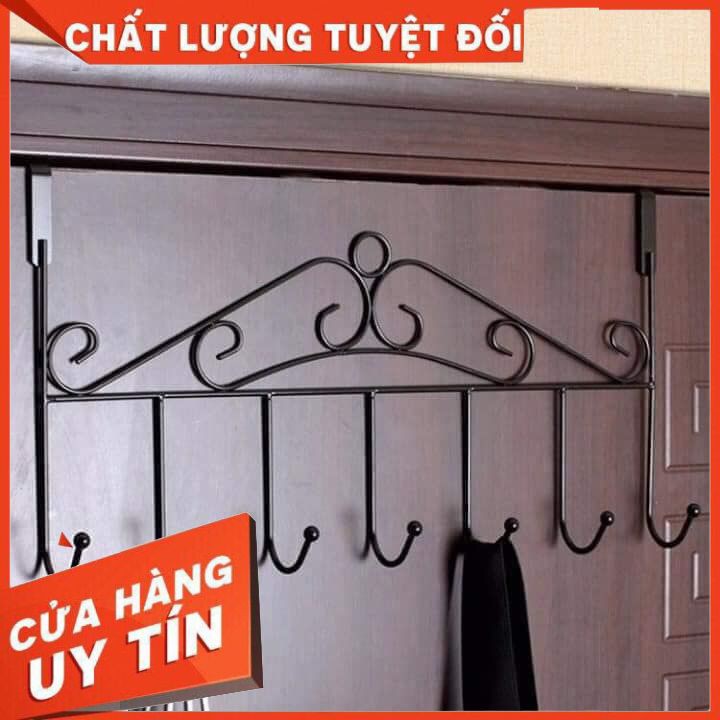 Móc Treo Đồ Quần Ao Sau Cửa Thông Minh Bằng Thép Sơn Chống Gỉ