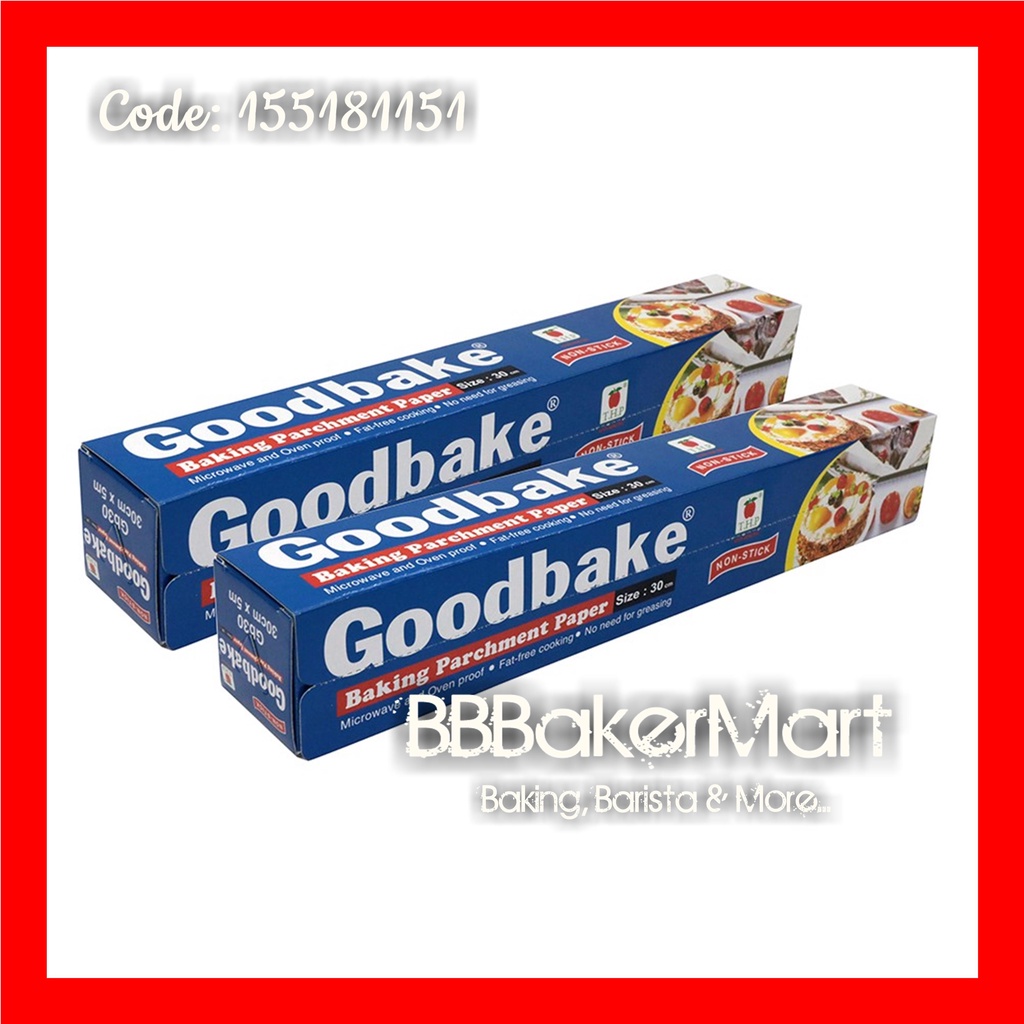 COMBO 2 CUỘN - Giấy nến nướng bánh GOODBAKE GB30 - 30cm*5m