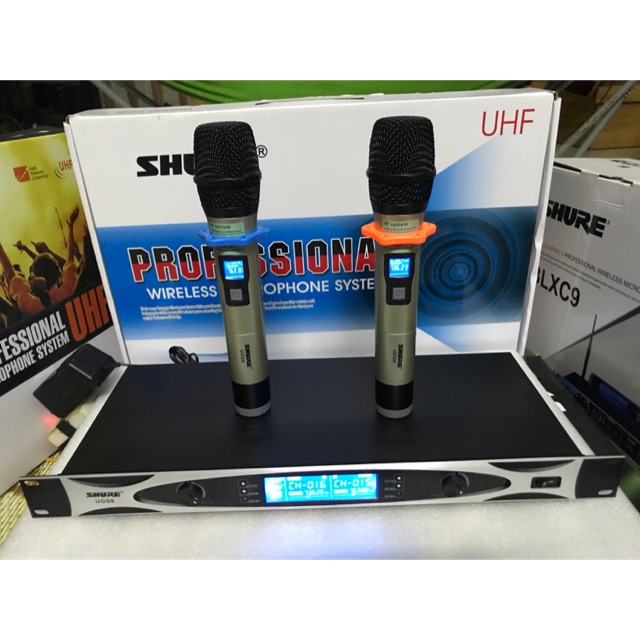 Mic karaoke không dây shure UGS-9 cực hay