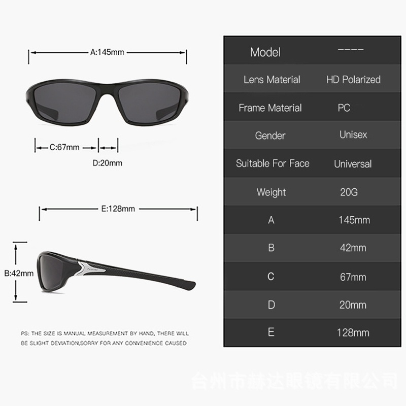 Kính Mát JP5 Kiểu Dáng Thể Thao Cho Nam