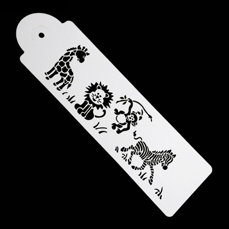 Khuôn Vẽ Hình Động Vật Bằng Nhựa DIY