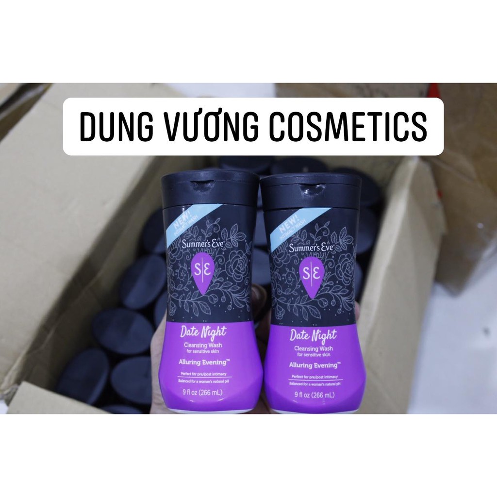Dung Dịch Vệ Sinh Summer’s Eve Date Night Cleansing Wash For Sensitive Skin Lavender 266ml