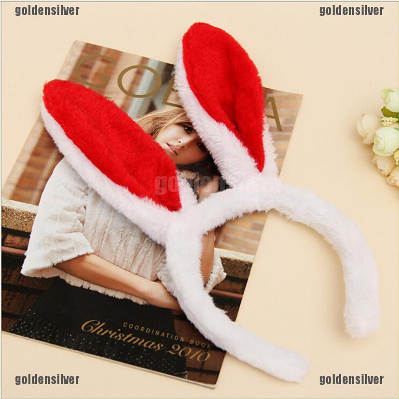 Băng Đô Tai Thỏ Bằng Lông Xù Thời Trang Dành Cho Hóa Trang