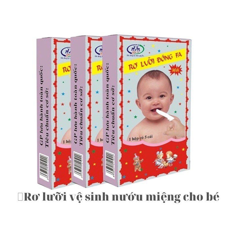 Rơ Lưỡi Đông Fa Cho Bé Sơ Sinh Hộp 5 Cái