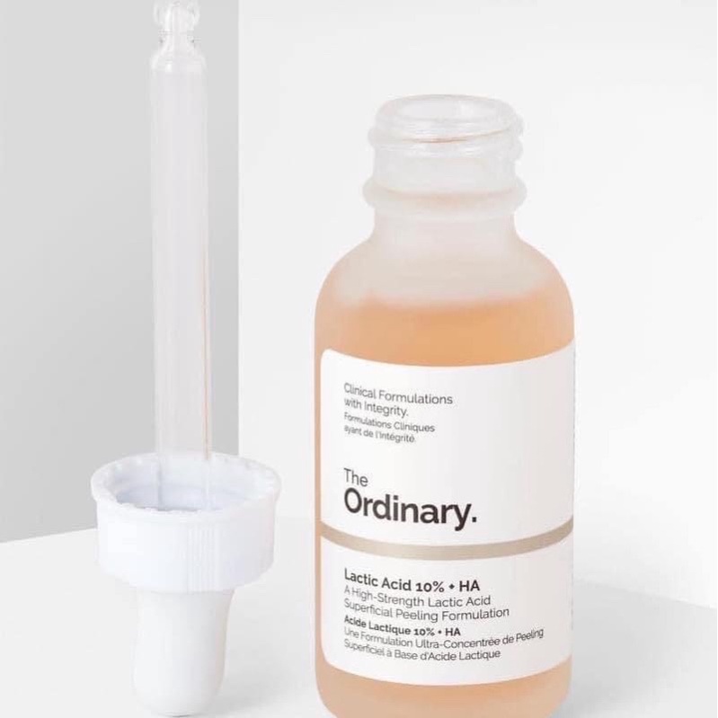 Serum The Ordinary Lactic Acid 10% + HA 30ml Giúp Sáng Da Giảm Thâm