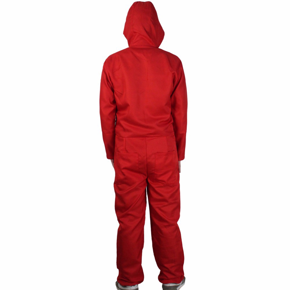Áo liền quần có mũ trùm đầu/mặt nạ phong cách phim truyền hình Mỹ Money Heist mùa 3 mới chất lượng cao | BigBuy360 - bigbuy360.vn
