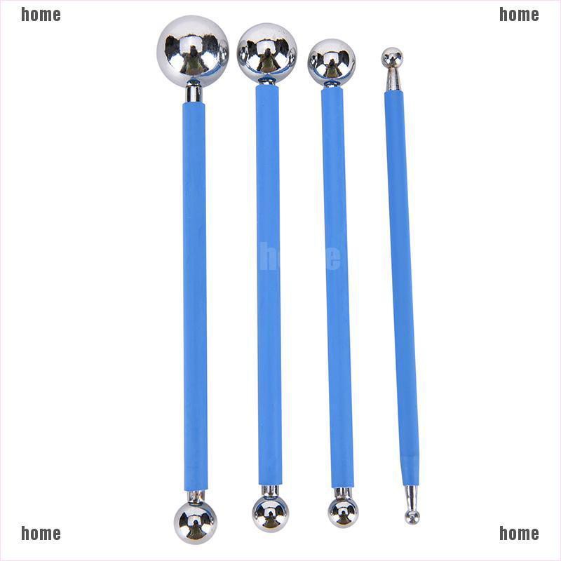 Bộ dụng cụ trang trí làm bánh handmade 4 món 8 đầu bi