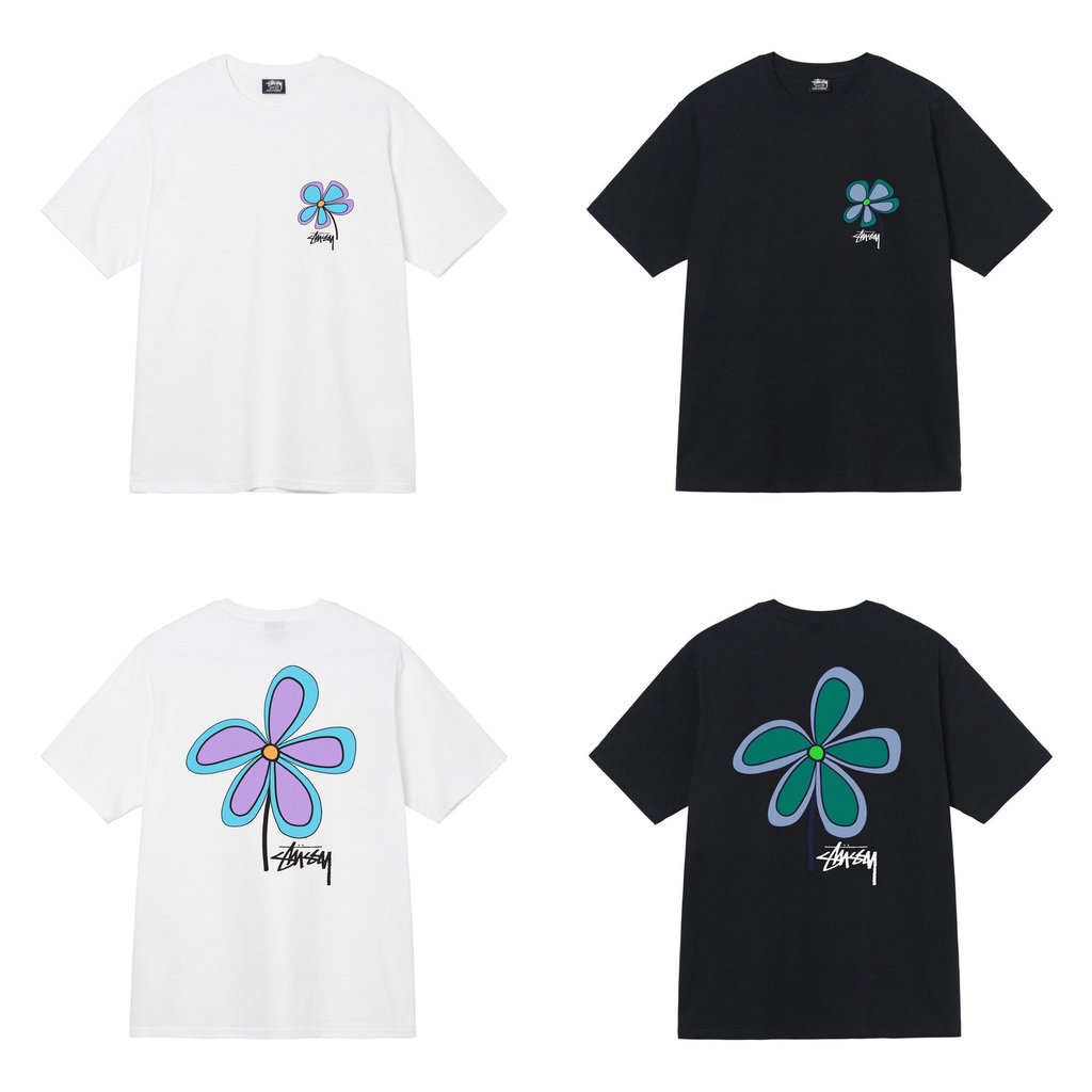 Áo Thun Stussy Flower 100% CHÍNH HÃNG - CÓ SẴN