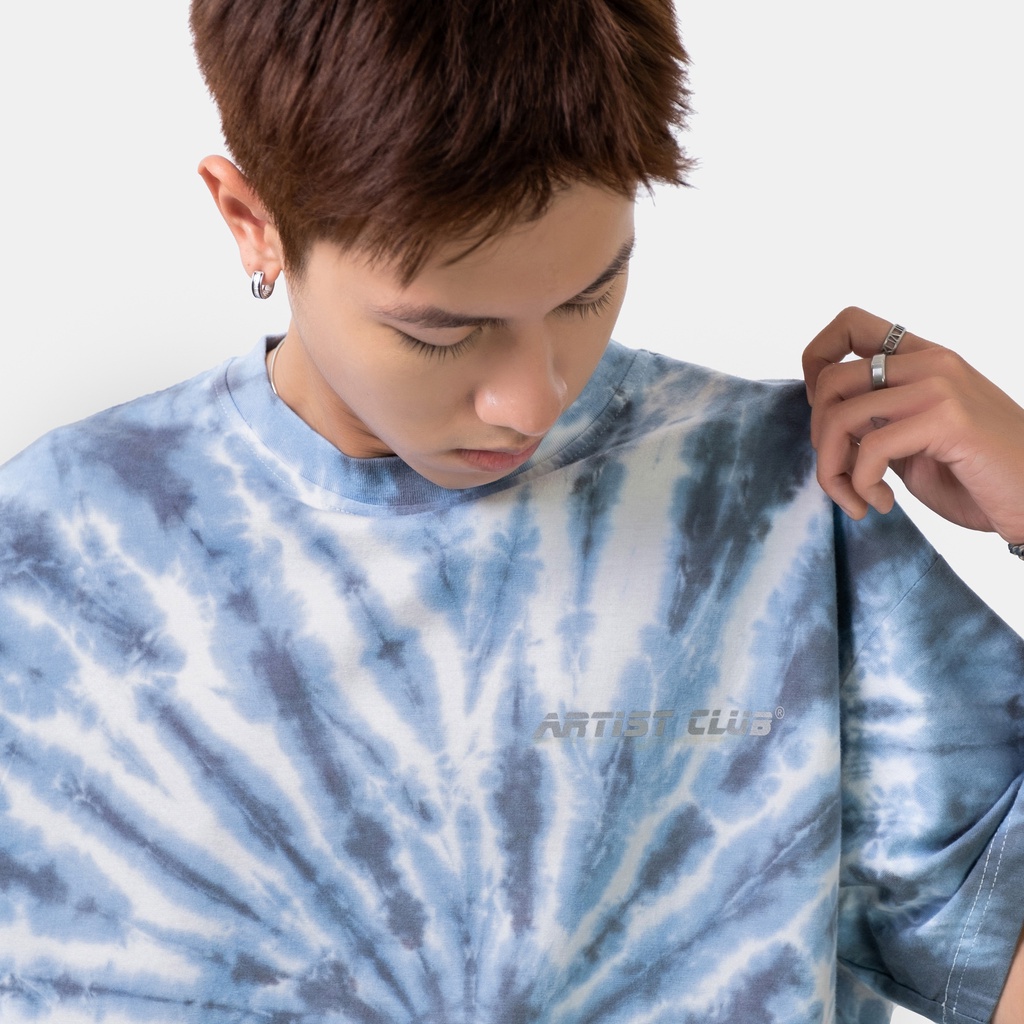 Áo Thun T-shirt Oversized Artist Club TIEDYE NAVY