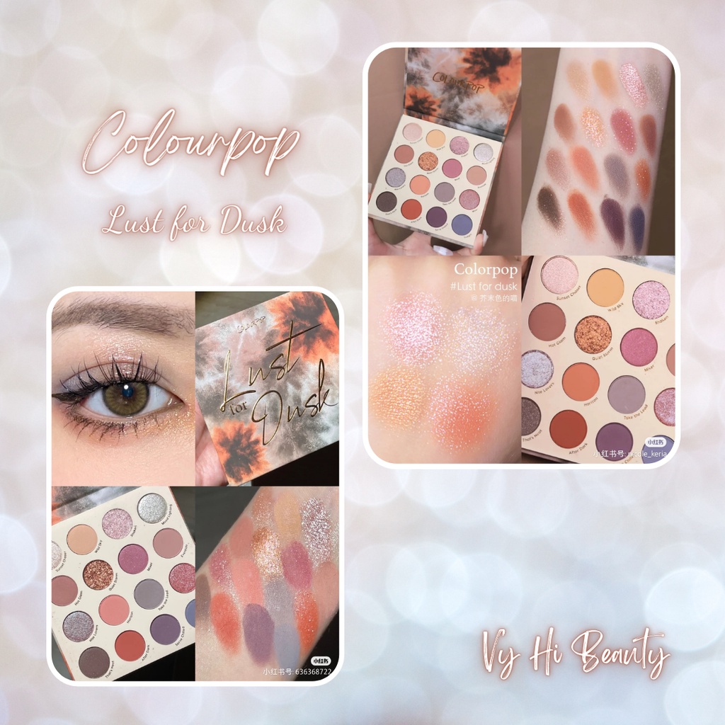 Bảng mắt Colourpop Lust for Dusk 16 ô
