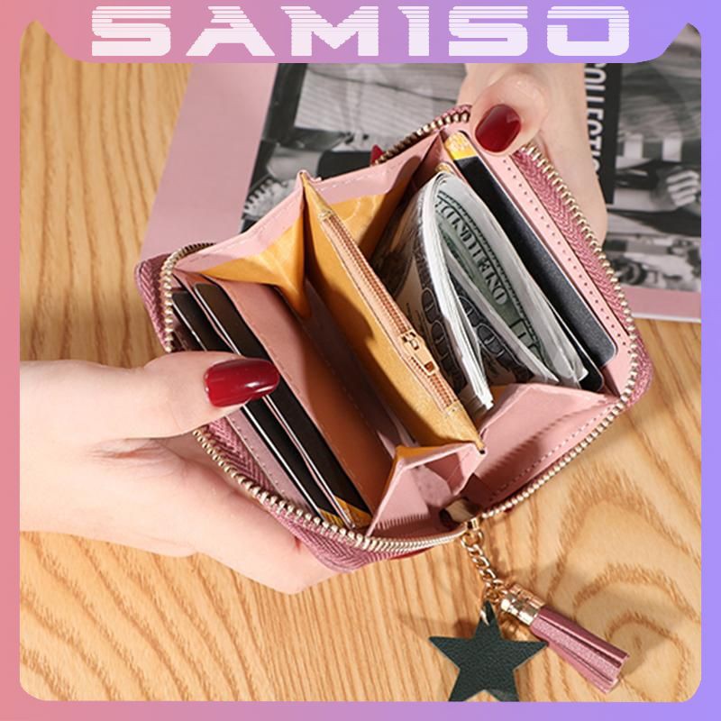 Ví nữ ngắn đẹp cầm tay mini nhỏ gọn bỏ túi nhiều ngăn dễ thương NG37 | BigBuy360 - bigbuy360.vn