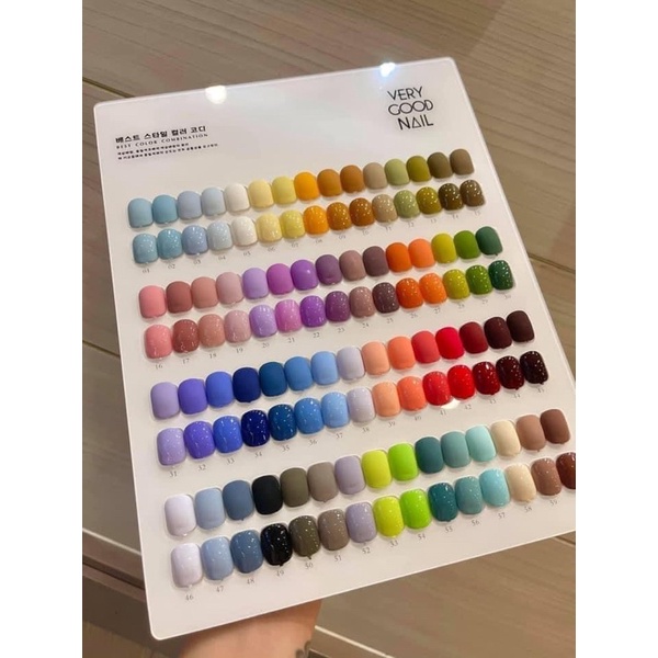 Sơn gel verygood nail 60 màu lẻ mã , sơn gel hàn [ Chính Hãng ]