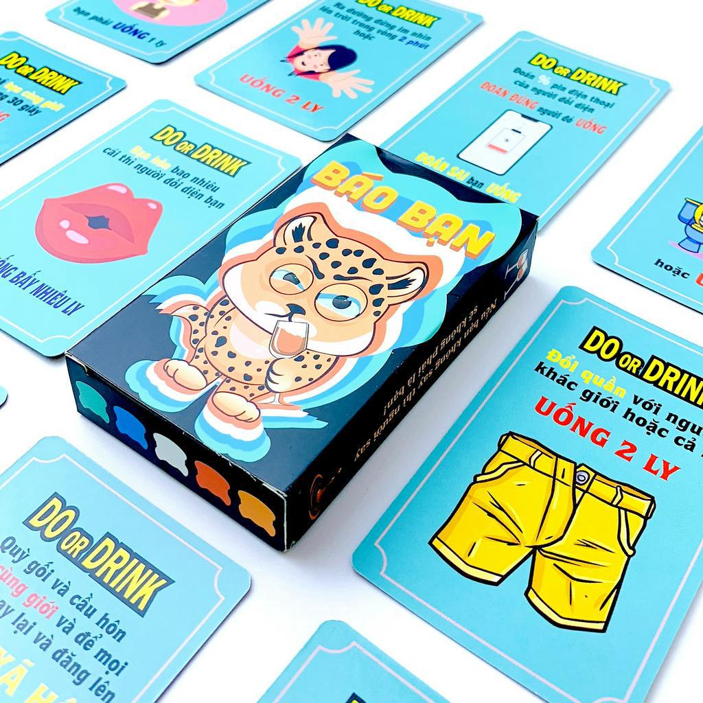 Bộ bài Báo Bạn -  Drinking Game Làm hay Uống uống rượu cho cặp đôi nhóm bạn