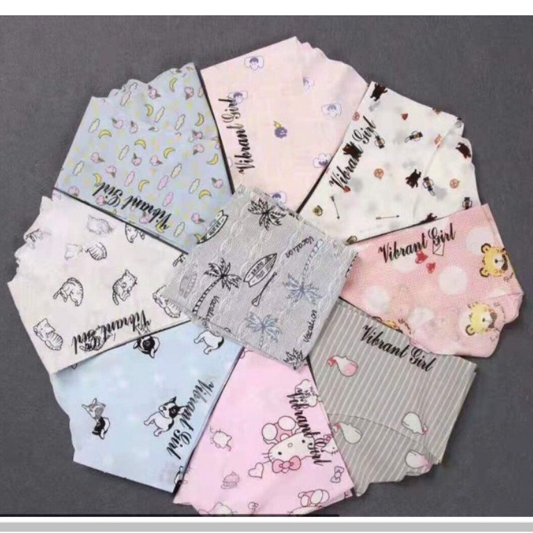COMBO 5 Quần Lót Nữ Đúc Su thun lạnh cao cấp kháng khuẩn cute không đường may xuất nhật LOTNU08