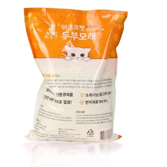 2.2kg&quot;CÁT VỆ SINH ĐẬU PHỤ ACROPET HƯƠNG HOA OẢI HƯƠNG (100% ĐẬU PHỤ TỰ NHIÊN) được làm từ đậu nành tự nhiên, tuyệt đối.