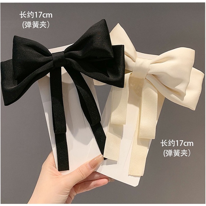 Kẹp Tóc Hình Nơ Đơn Giản Phong Cách Hàn Quốc