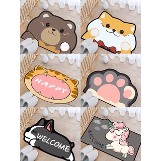 PVN22089 Thảm Chùi Chân Chống Trượt 3D Hình Thú Cute Mẫu Mới T2