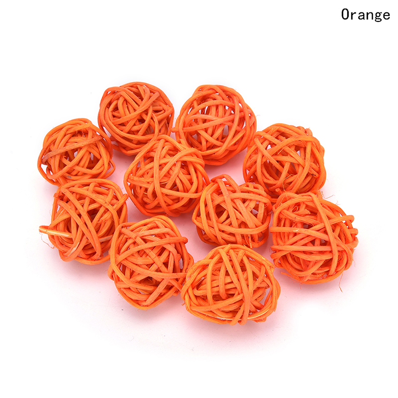 10 Quả câu mây 3cm/5cm nhiều màu dùng trang trí tiệc