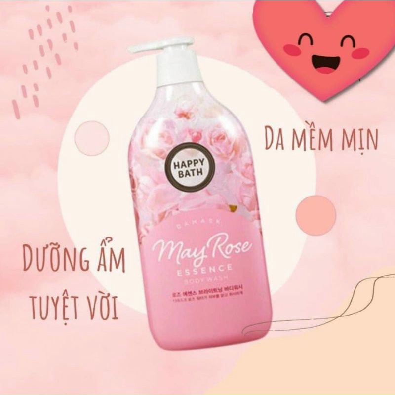🌹𝐒𝐮̛̃𝐚 𝐭𝐚̆́𝐦 𝐭𝐢𝐧𝐡 𝐜𝐡𝐚̂́𝐭 𝐡𝐨𝐚 𝐡𝐨̂̀𝐧𝐠 và tinh chất gạo 𝐇𝐚𝐩𝐩𝐲 𝐁𝐚𝐭h 𝐜𝐡𝐚𝐢 𝟗𝟎𝟎𝐠🌹