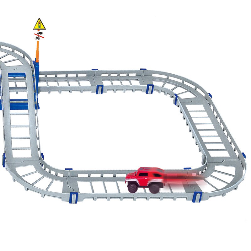 Mô hình lắp ráp đường ray xe lửa Foxi-Xếp hình tàu hỏa-tàu lượn siêu tốc-đa dạng và sáng tạo