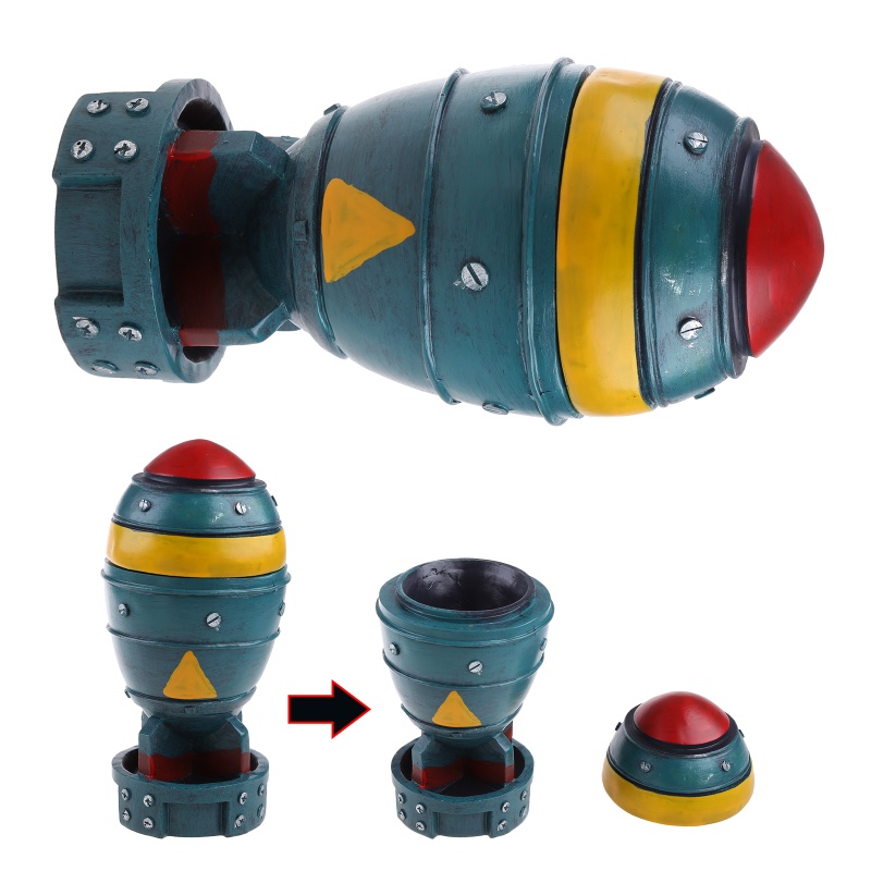 Mô Hình Nuke Bomb Mini Bằng Resin Thủ Công Để Bàn Trang Trí Phòng Ngủ / Văn Phòng