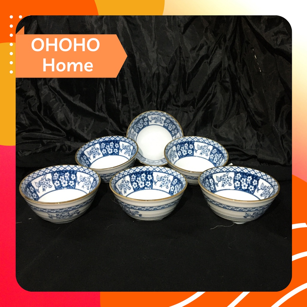 Bát chấm Decor Hoa Mai, Đĩa chấm Decor - OHOHO HEM