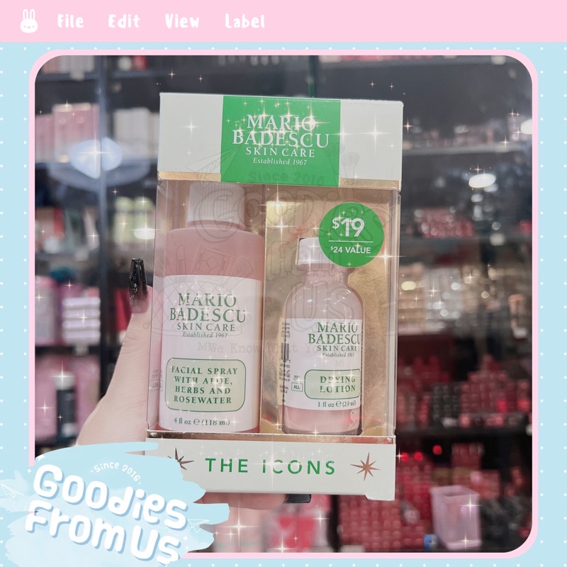 Set chấm mụn Mario Badescu Drying Lotion &amp; Rose Set SALE 40%