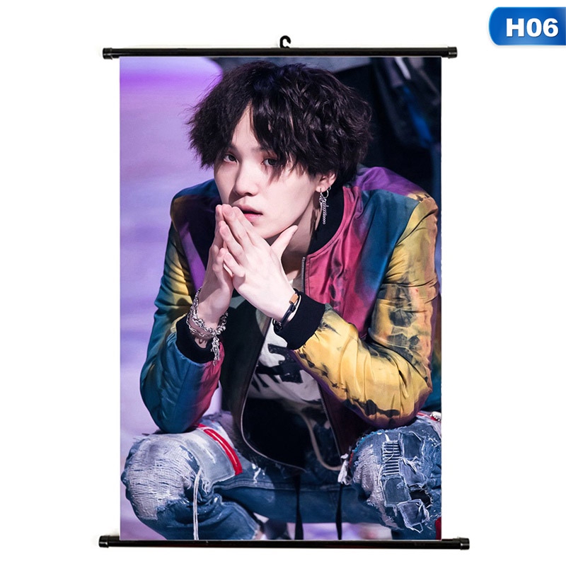 Poster treo tường in hình các thành viên nhóm nhạc KPOP BTS