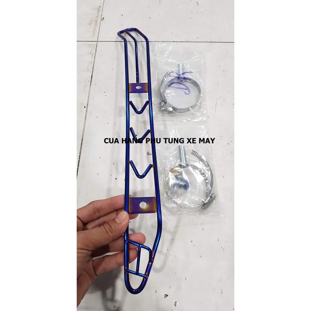 Ốp pô titan gắn xe DREAM - WAVE - CUP - Mang đến sự an toàn - Tiện lợi khi trang bị cho xế yêu