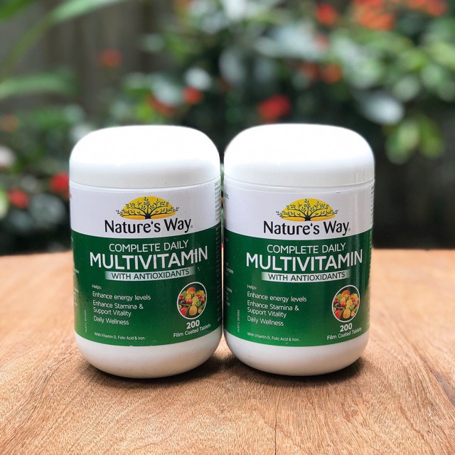 Viên Vitamin Tổng Hợp Nature’s Way - Nature’s Way Complete Daily Multivitamin - 200 Viên