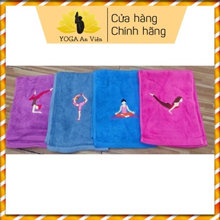 Khăn lau mồ hôi hình yoga, khăn tập yoga thấm hút mồ hôi siêu tốt