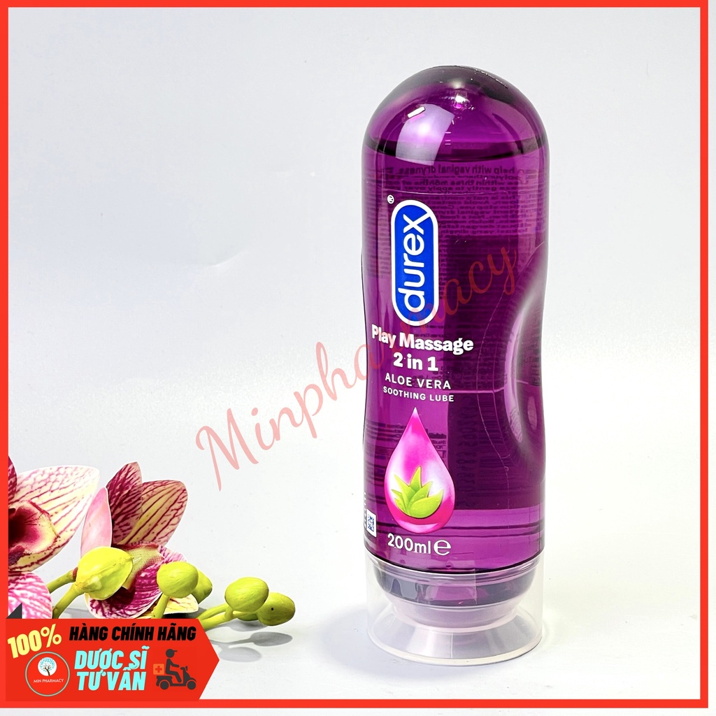 Gel bôi trơn DUREX Play Massage 2in1 Chính hãng (200ml) - Minpharmacy