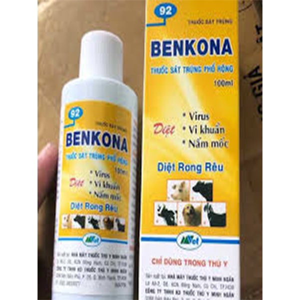 Benkona 100ml sát khuẩn diệt rêu giá thể