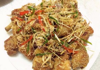 Bột rang muối (gà, bề bề, sụn, ếch rang muối) 100gr