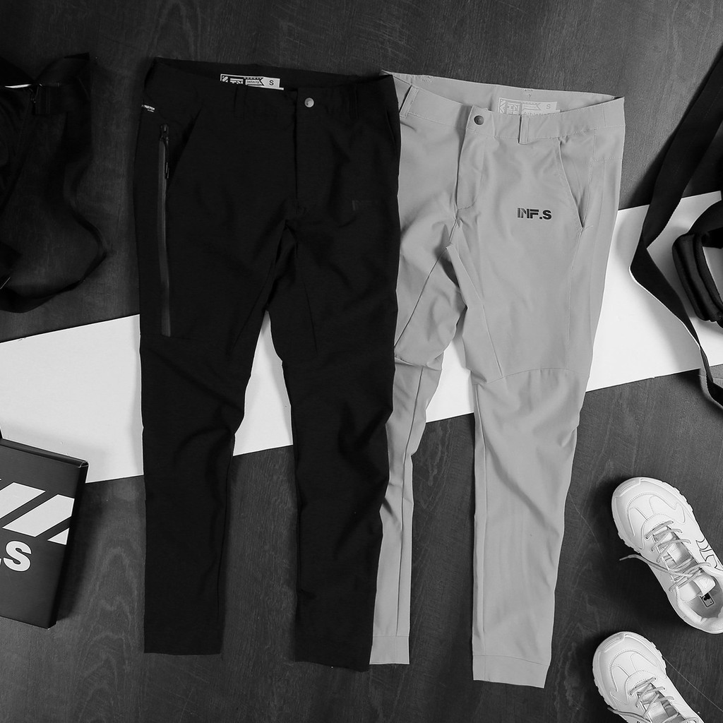 Quần dài nam có túi INF.S Zip Trousers Pant chất vải thun lạnh công nghệ 4StrEch - ARIES | BigBuy360 - bigbuy360.vn