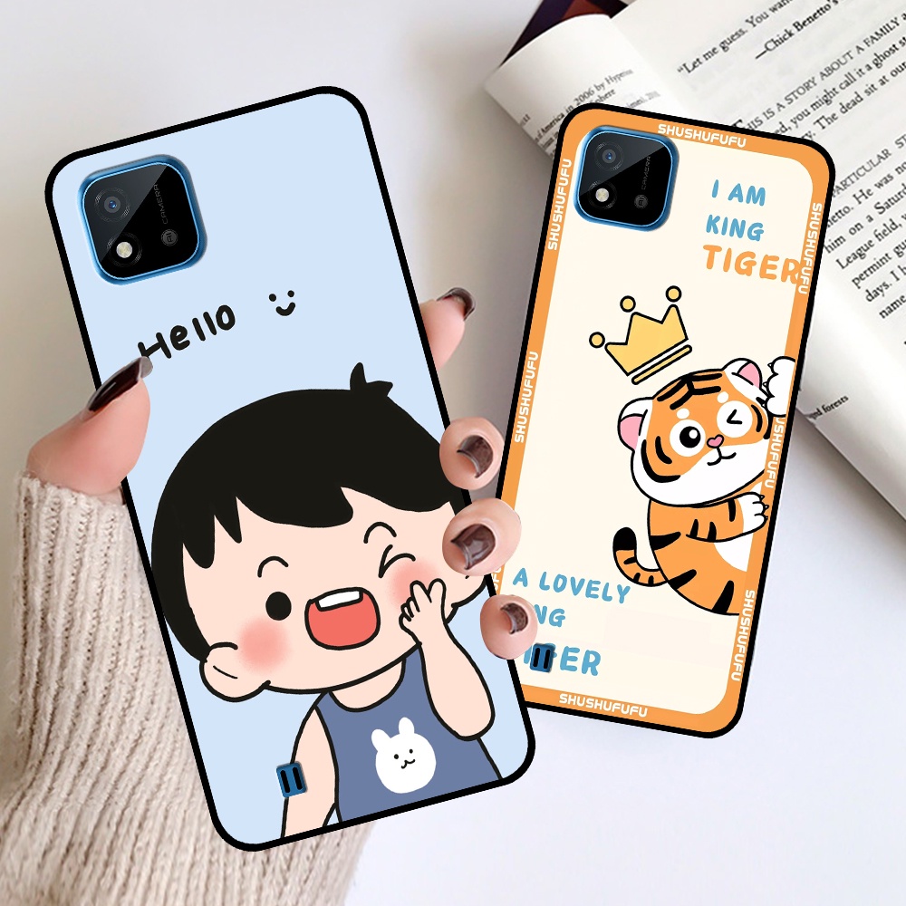 Ốp Realme C11 2020/2021 / C12 / C15 / C20  in hình mickey, hổ, kingtiger siêu rẻ T19 - T24