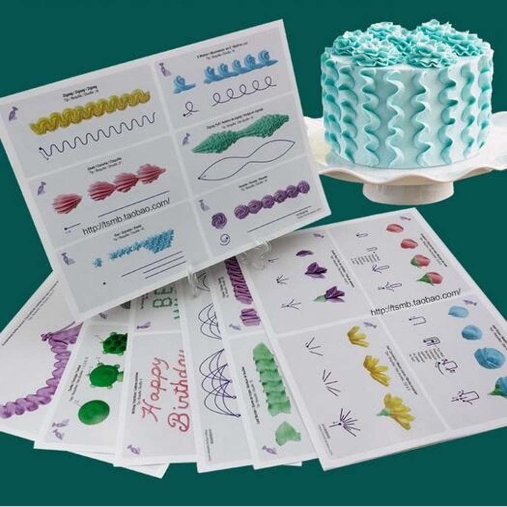 Giấy Luyện Tập Vẽ Trang Trí Bánh Kem