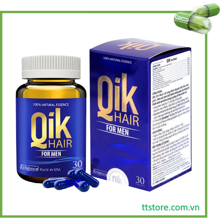 QIK HAIR for men - Viên uống rụng tóc nam
