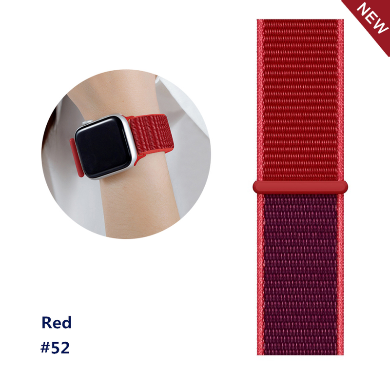 Dây Đeo Nylon Cho Đồng Hồ Apple Watch 44mm 40mm 42mm 38mm