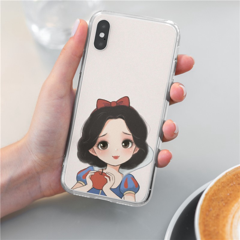 Ốp điện thoại dẻo họa tiết công chúa Disney cho SAMSUNG Galaxy S20 S10 PLUS S9 PLUS S8 PLUS S20 Ultra S10 E AS04