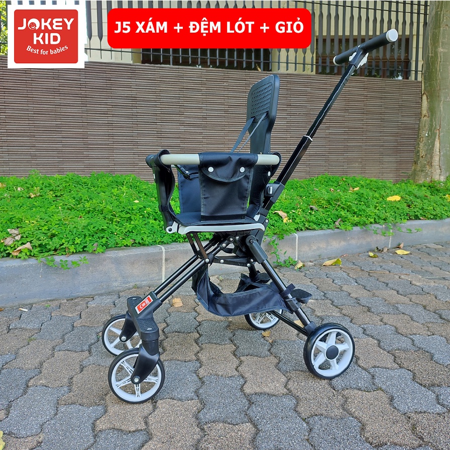 Xe đẩy gấp gọn cao cấp cho bé Jokey J5, Xe đẩy em bé đi du lịch siêu gọn nhẹ - Bảo Hành 12 tháng