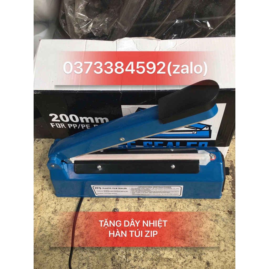 Máy ép Miệng Túi Dập Tay PFS 20cm