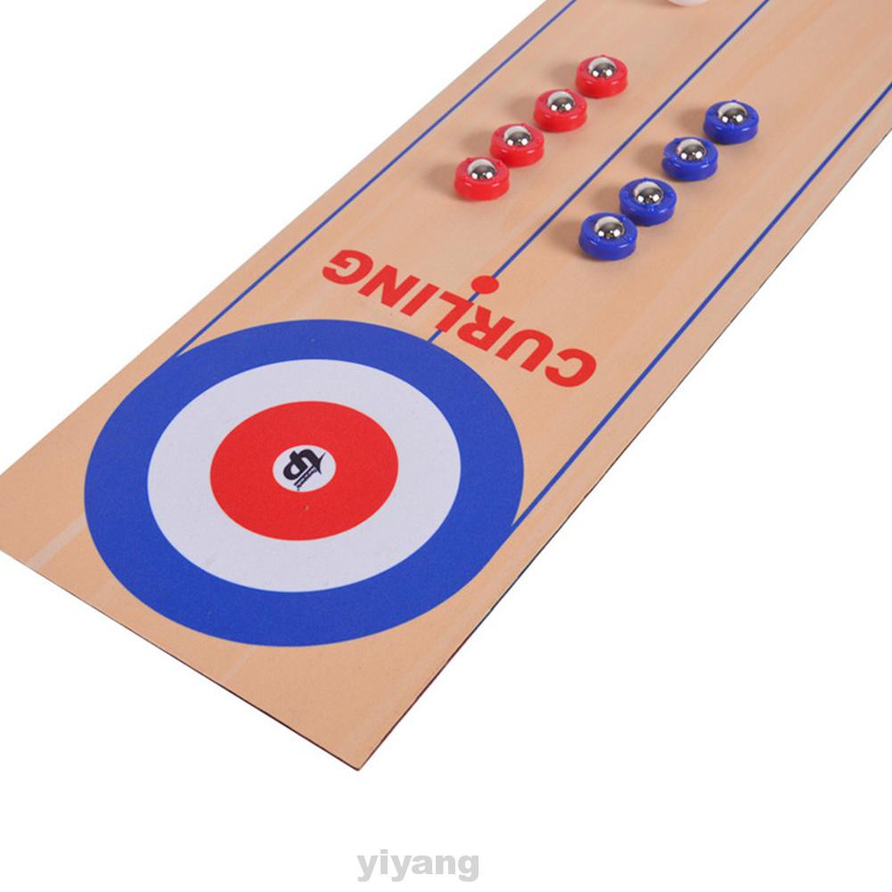 Sports Adults Indoor Mini Portable Family Party Table Top Gathering Curling Bowling Shuffleboard Game
