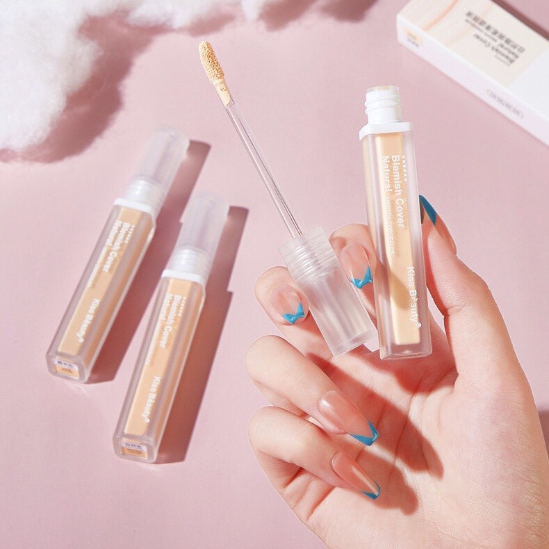 Kem che khuyết điểm KISS BEAUTY Blemish Cover Natural Smooth Concealer bám da, siêu che phủ KISS14 | BigBuy360 - bigbuy360.vn